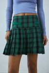 Thumbnail View 1: Neon Rose Macy Plaid Tartan Pleated Mini Skirt