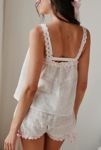 Thumbnail View 5: Out From Under X Wild Lovers Mia Eyelet Lace Tank Top + Bloomer Short Set