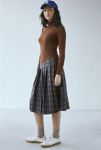 Thumbnail View 1: Motel Catelyn Plaid Pleated Midi Skirt