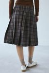 Thumbnail View 4: Motel Catelyn Plaid Pleated Midi Skirt