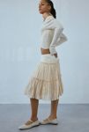 Thumbnail View 4: Motel Anahita Tiered Chiffon Midi Skirt