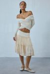 Thumbnail View 1: Motel Anahita Tiered Chiffon Midi Skirt