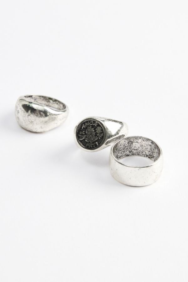 Slide View: 1: Amaro Signet Ring Set