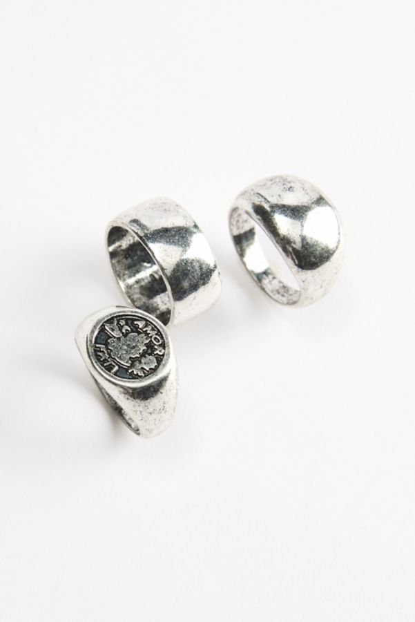 Slide View: 2: Amaro Signet Ring Set