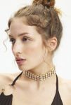 Thumbnail View 1: Triple Rhinestone Choker Necklace