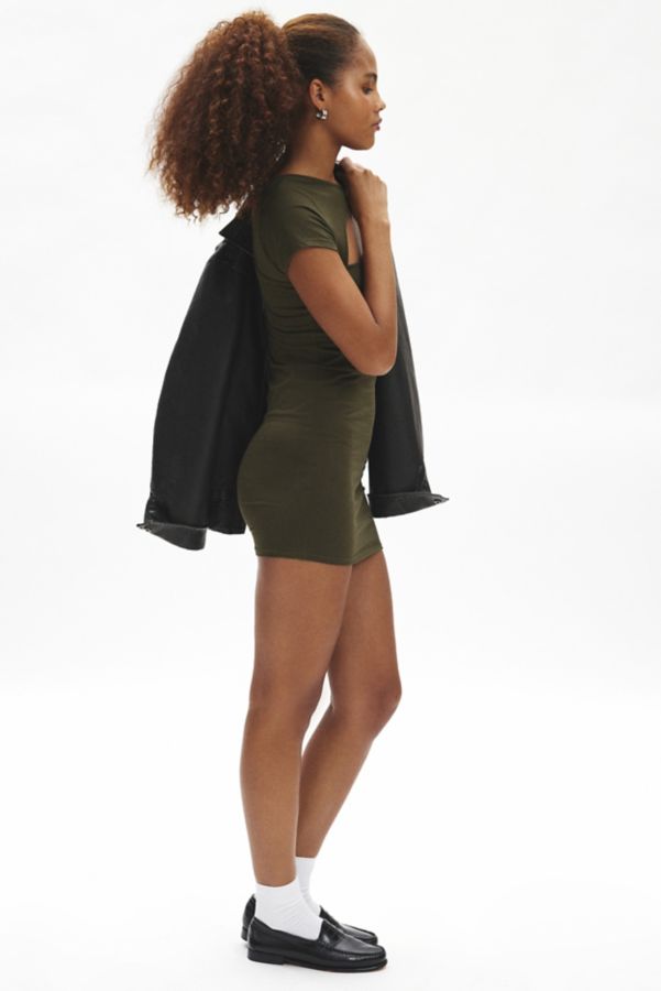 Slide View: 4: Motel Neriah Asymmetric Cut Out Mini Dress