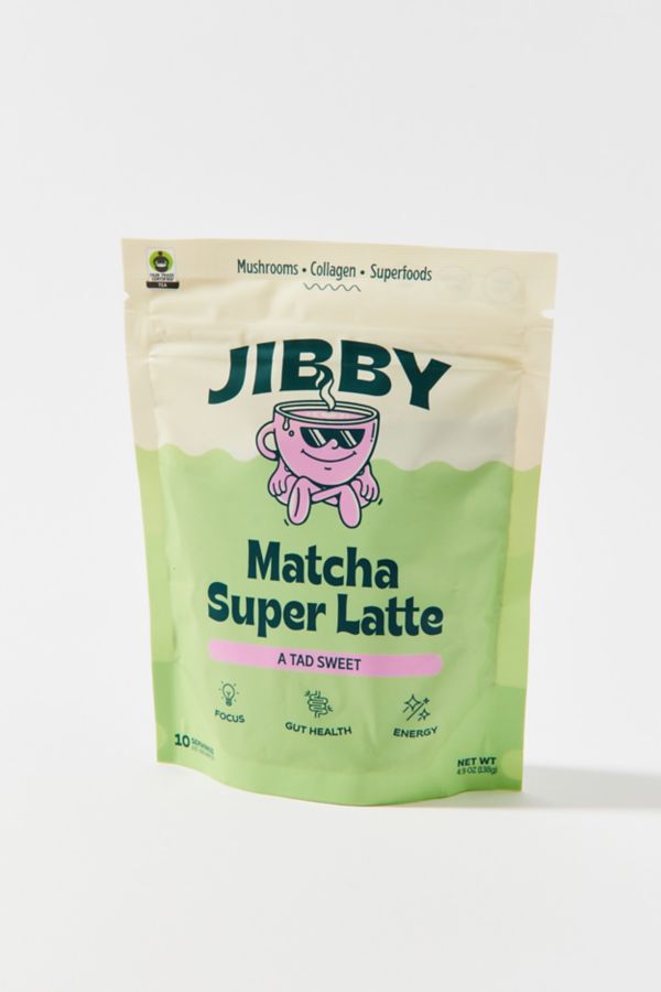 Slide View: 2: Jibby Coffee Matcha Super Latte Green Tea Powder