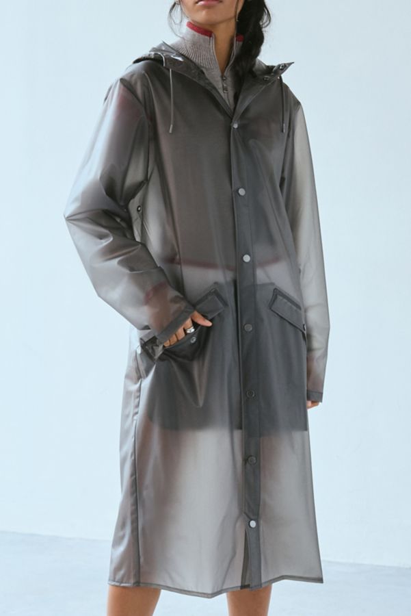 Slide View: 2: RAINS Longer Waterproof Rain Jacket