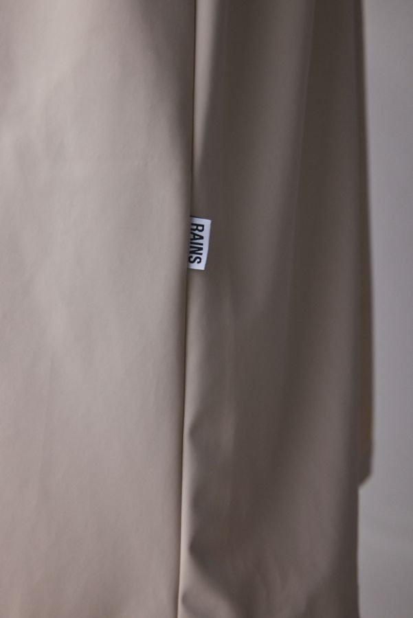 Slide View: 4: RAINS A-Line Longer Jacket