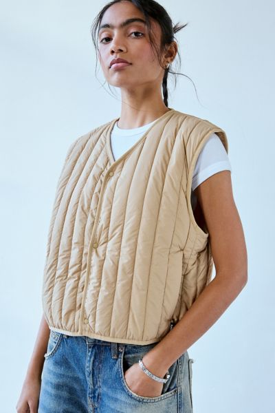 RAINS Banja Cropped Liner Vest