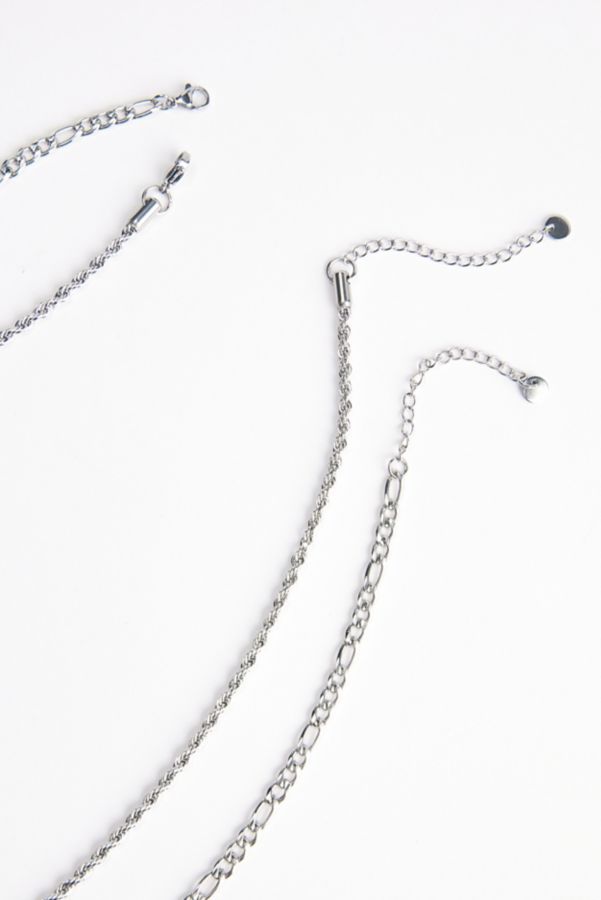 Slide View: 2: Figaro Chain Layering Necklace