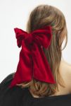 Thumbnail View 1: Large Velvet Hair Bow Clip