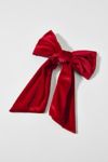 Thumbnail View 2: Large Velvet Hair Bow Clip