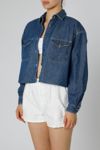 Thumbnail View 1: Rework Chambray Waist Crop 033