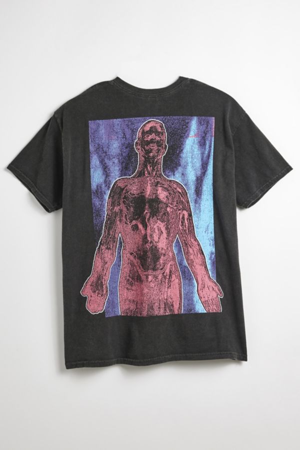 Slide View: 2: Nirvana Sliver Washed Cotton Graphic Tee