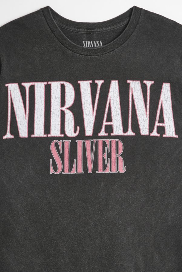 Slide View: 3: Nirvana Sliver Washed Cotton Graphic Tee