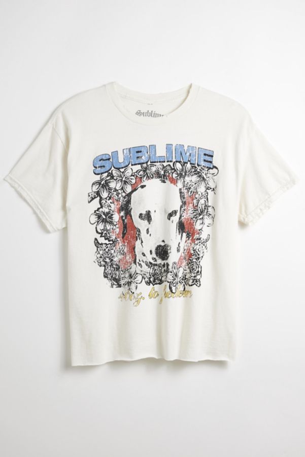 Slide View: 1: T-shirt Graphique Manches Courtes Tournée Sublime 1996