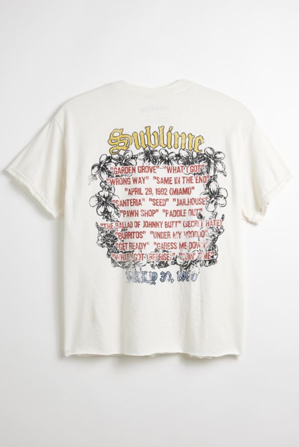 Slide View: 2: T-shirt Graphique Manches Courtes Tournée Sublime 1996