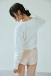 Thumbnail View 4: Out From Under Luise Pointelle Knit Long Sleeve Henley Top