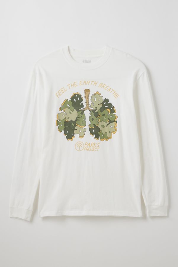 Slide View: 1: Parks Project Olympic Lichen Break It Buy It Long Sleeve Graphic Tee