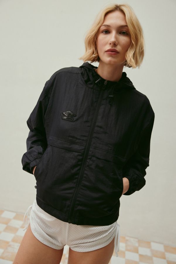 Slide View: 2: Umbro UO Exclusive Crinkle Nylon Zip-Up Jacket