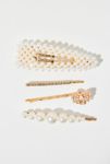 Thumbnail View 2: Rhinestone & Pearl Hair Clip Set