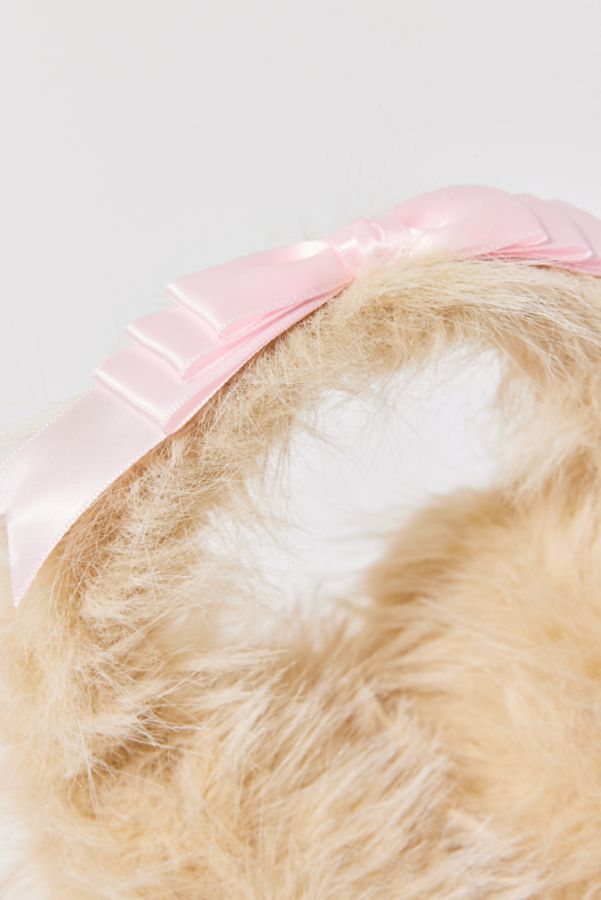 Slide View: 3: Faux Fur Bow Earmuffs