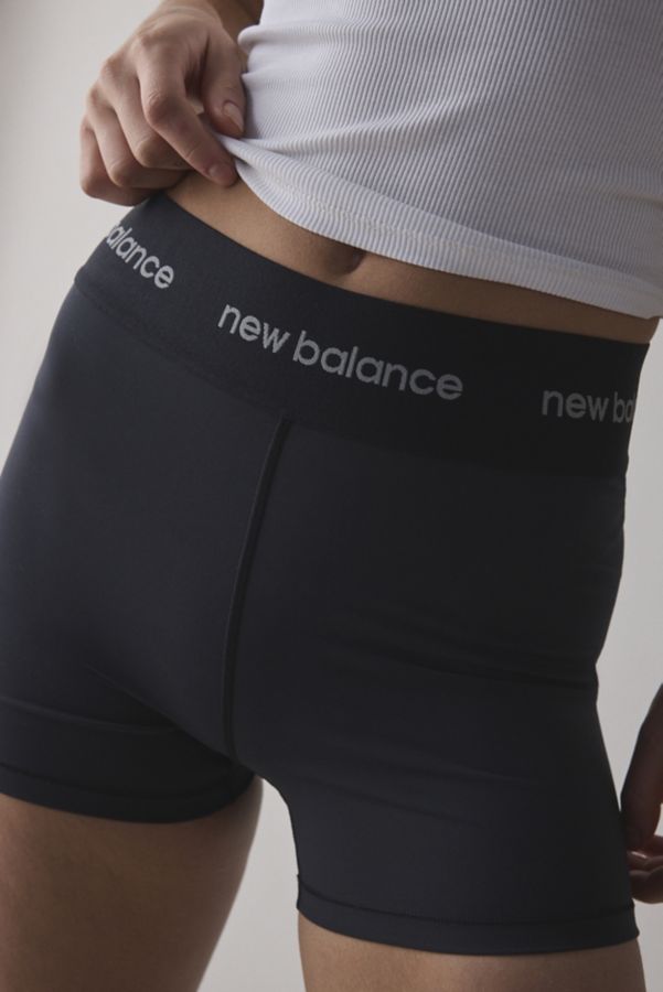 Slide View: 4: New Balance Sleek High-Rise Sport Short