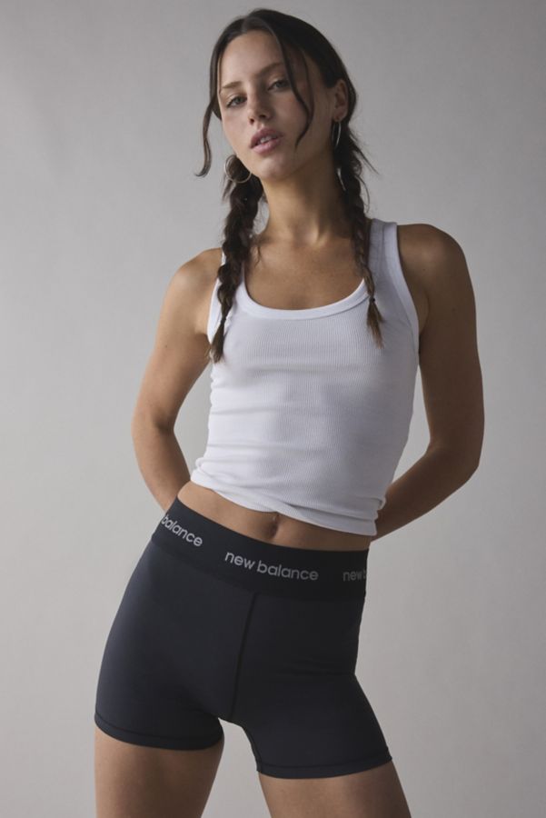 Slide View: 1: New Balance Sleek High-Rise Sport Short