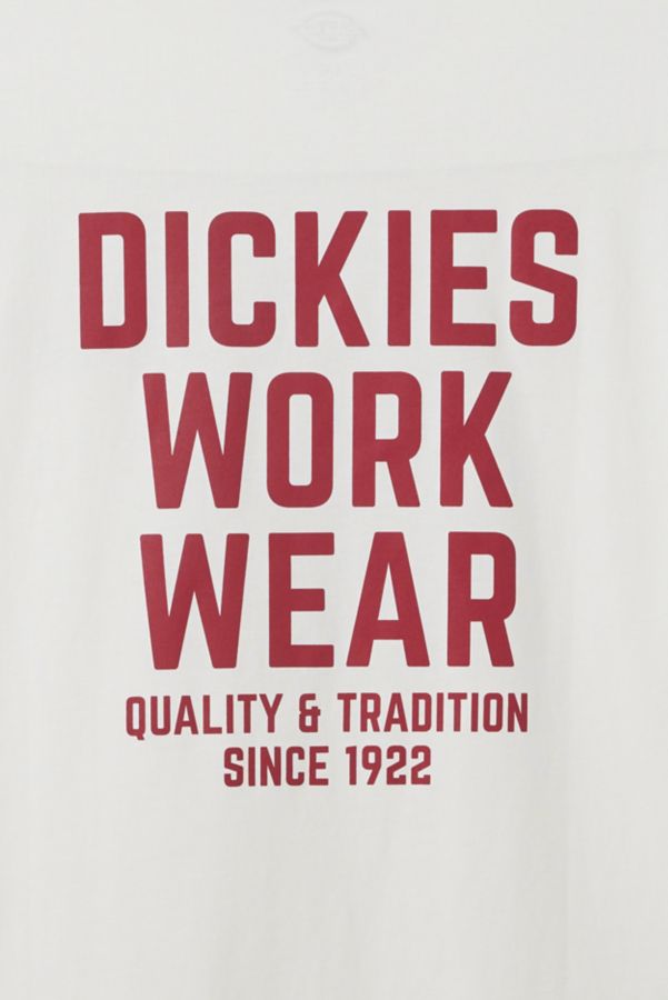 Slide View: 3: Dickies Workwear Logo Cotton Graphic Tee