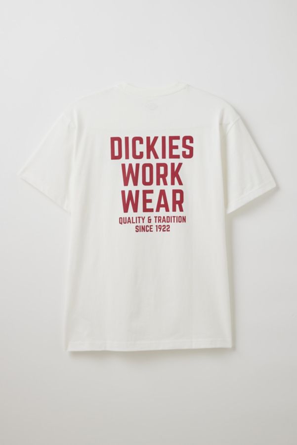 Slide View: 1: Dickies Workwear Logo Cotton Graphic Tee