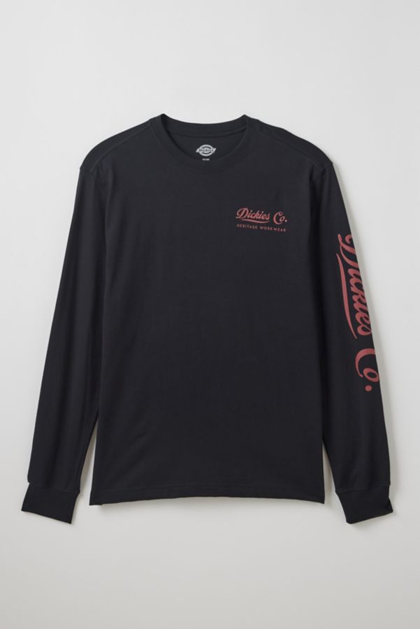 Slide View: 1: Dickies Co. Logo Graphic Long Sleeve Tee