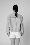 Thumbnail View 5: Rework Chambray Waist Crop Button Down Shirt  005