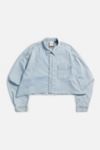 Thumbnail View 1: Rework Chambray Waist Crop Button Down Shirt 010