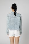 Thumbnail View 3: Rework Chambray Waist Crop Button Down Shirt 002