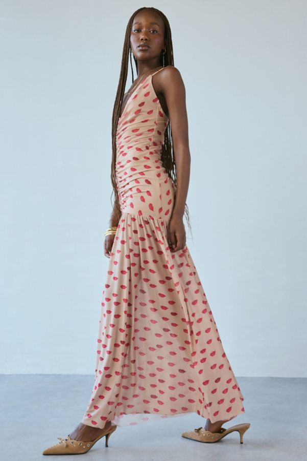 Slide View: 2: AFRM Harlow Almond Kiss Drop Waist Maxi Dress