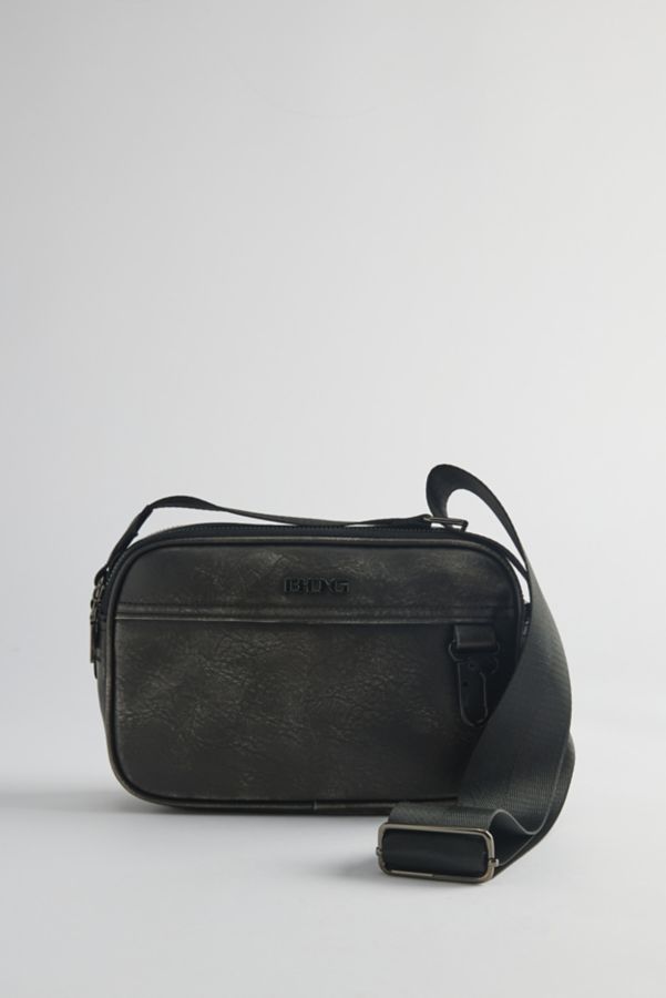 Slide View: 1: BDG Faux Leather Crossbody Bag