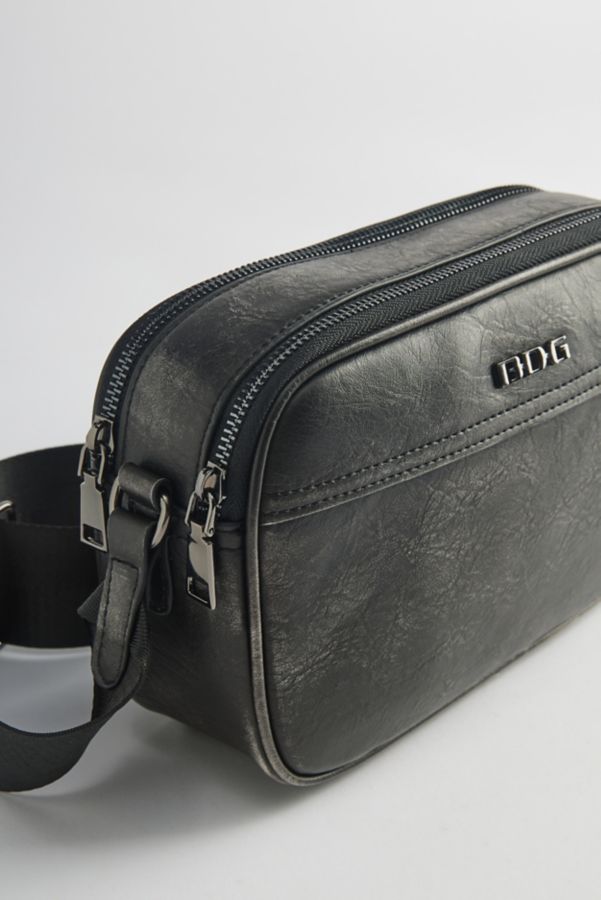 Slide View: 2: BDG Faux Leather Crossbody Bag