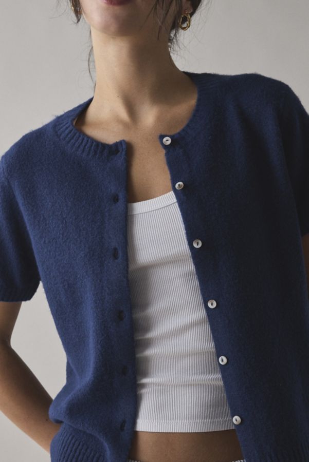 Slide View: 2: Kimchi Blue Rachel Short Sleeve Cardigan