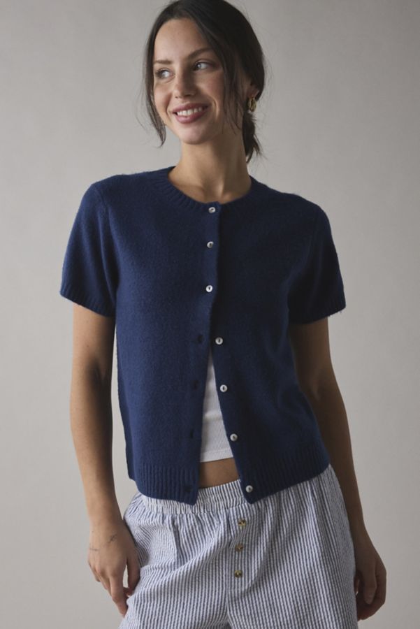 Slide View: 1: Kimchi Blue Rachel Short Sleeve Cardigan