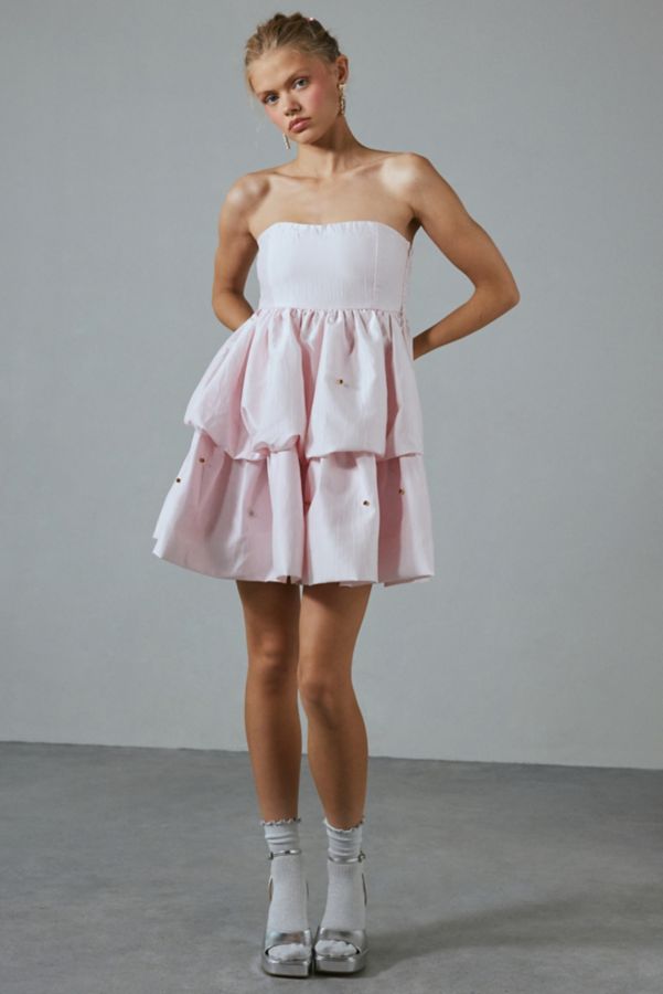 Slide View: 3: Sister Jane Dream Ever Embellished Strapless Mini Dress