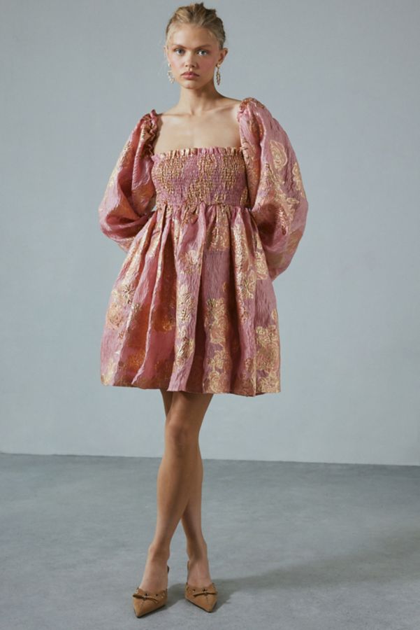 Slide View: 2: Sister Jane Dream Twilight Jacquard Mini Dress