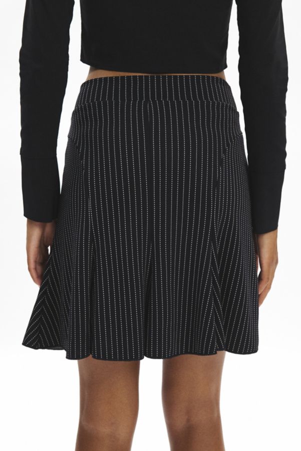 Slide View: 4: Urban Renewal Remnants Trumpet Hem Pinstripe Skirt