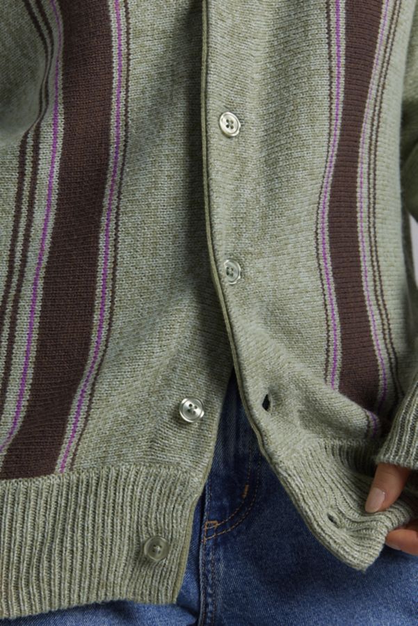 Slide View: 3: BDG Augusta Oversized V-Neck Boyfriend Cardigan