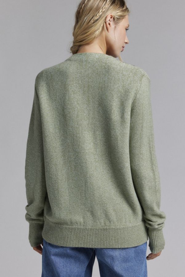 Slide View: 4: BDG Augusta Oversized V-Neck Boyfriend Cardigan