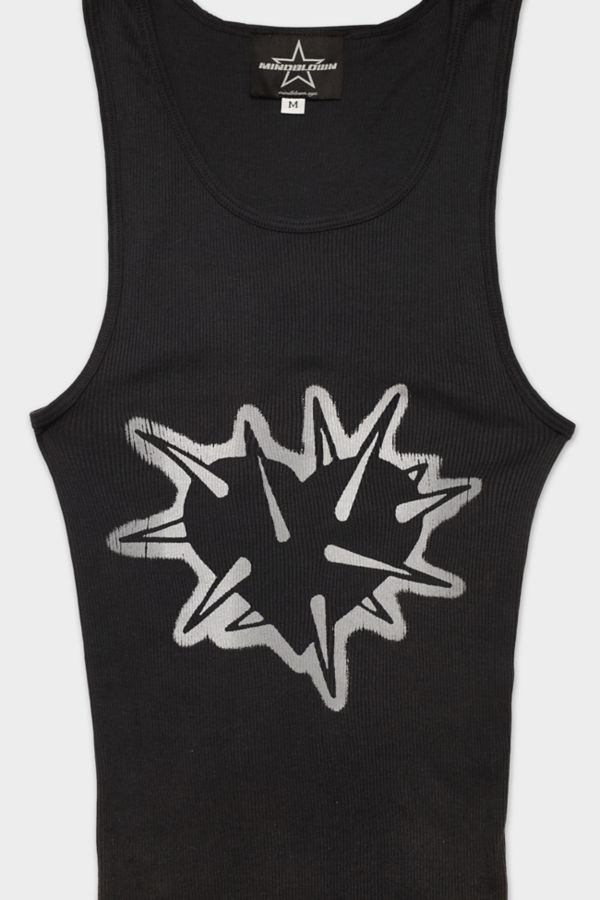 Slide View: 2: Mindblown Garment Dyed Heartbreaker Tank