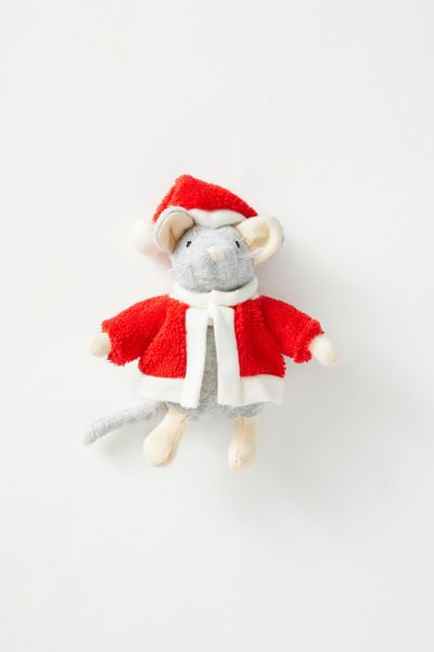 Sam & Julia Santa Mouse Plushie