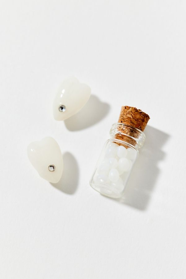 Slide View: 3: Stonehart Jewelry Gem Crystal Fang Set