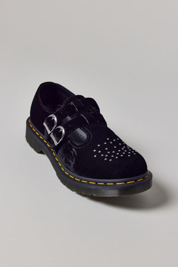 Slide View: 3: Dr. Martens 8065 Velvet Mary Jane Shoe