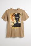 Thumbnail View 1: T-shirt graphique d'art autoportrait de Basquiat